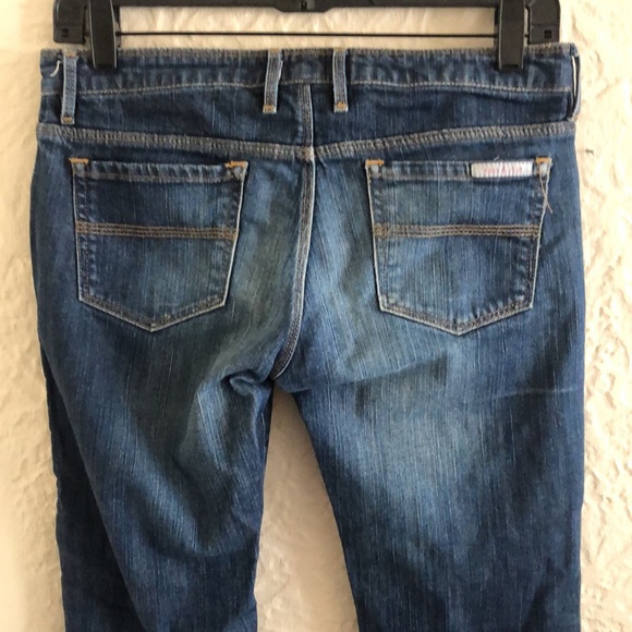 Sass & Bide Low Rise Medium Dark Wash Straight Leg Jeans 29 Neon Nights - Picture 5 of 9